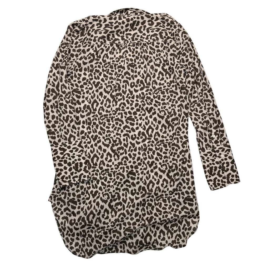 J.Crew Leopard Print Swim Cover-Up Dress Size Small Sheer NWT - Picture 4 of 12